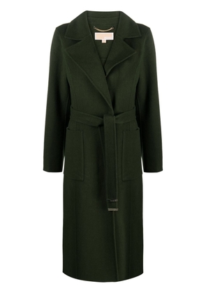 Michael Michael Kors belted wool-blend coat - Green