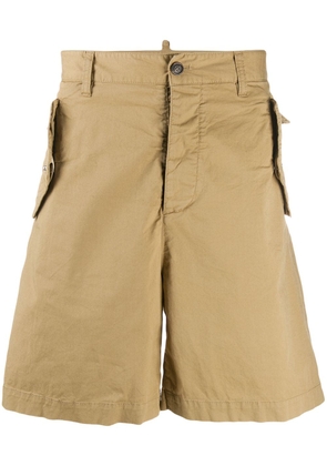 Dsquared2 flap pocket shorts - Neutrals