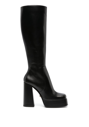 Versace Aevitas 125mm leather platform boots - Black