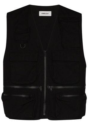 AMBUSH multi pocket vest - Black