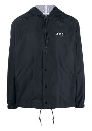 A.P.C. Greg windbreaker jacket - Blue