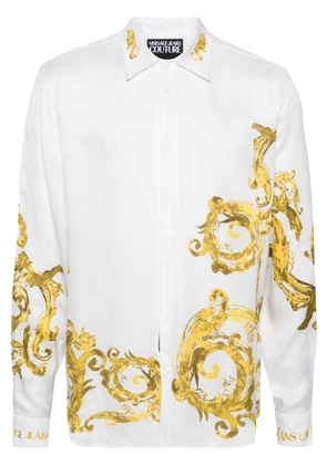 Versace Jeans Couture Watercolour Couture-print shirt - White