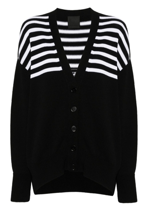 Givenchy 4G striped cardigan - Black