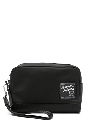 Maison Kitsuné The Traveller clutch bag - Black