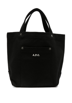 A.P.C. mini Thais cotton tote bag - Black