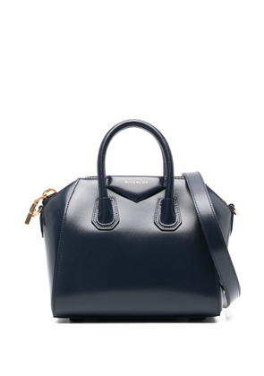 Givenchy mini Antigona leather tote bag - Blue