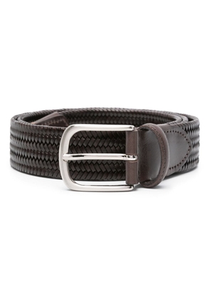 ERALDO interwoven leather belt - Black