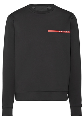 Prada technical crew neck sweater - Black