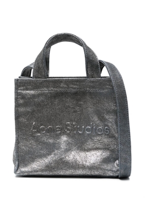 Acne Studios mini Logo tote bag - Silver