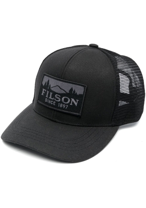 Filson logo-patch baseball cap - Black