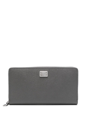 Dolce & Gabbana Dauphine leather wallet - Grey