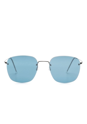 Lindberg 8106 square-frame sunglasses - Black