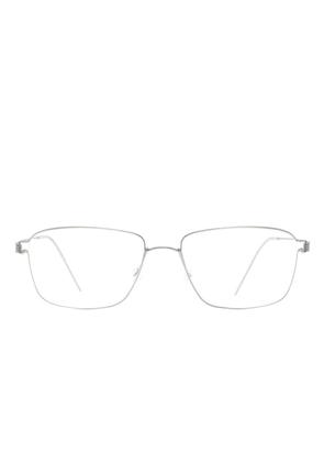 Lindberg Nicholas rectangle-frame glasses - Silver