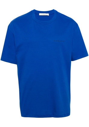 Ih Nom Uh Nit logo-print cotton T-shirt - Blue