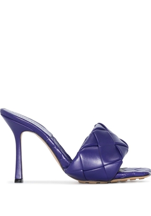 Bottega Veneta Lido 90mm woven sandals - Purple
