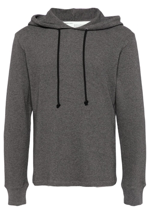 Off-White drawstring cotton hoodie - Grey