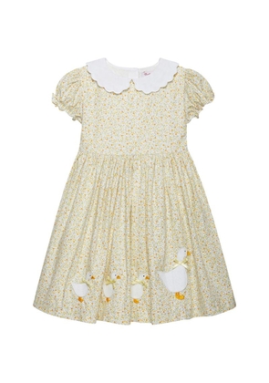 Trotters Cotton Floral Print Duck Dress (2-5 Years)