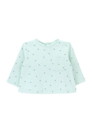 Knot Teddy Patch Top (1-12 Months)