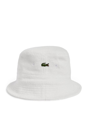 Lacoste Towelling Logo Bucket Hat