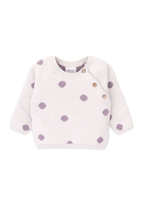 Knot Wool-Blend Dots Sweater (1-12 Months)
