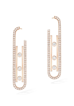 Messika Rose Gold And Diamond Move 10Th Birthday Earrings