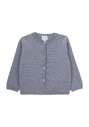Knot Pointelle-Knit Cardigan (6-36 Months)