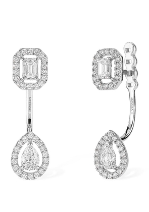 Messika White Gold And Diamond My Twin Earrings