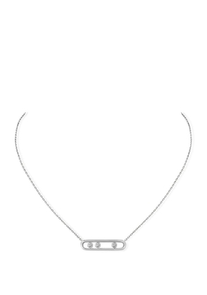 Messika White Gold And Diamond Move Classique Necklace