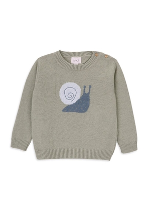 Knot Snail Crew-Neck Sweater (3-8 Years)