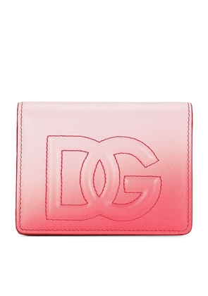 Dolce & Gabbana Leather Dg Logo Continental Wallet