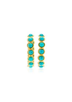 Sylvia Toledano - Candies 22K Gold-Plated Turquoise Earrings - Blue - OS - Moda Operandi - Gifts For Her