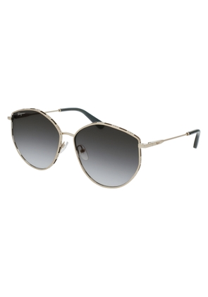 Salvatore Ferragamo Grey Gradient Irregular Ladies Sunglasses SF264S 785 60