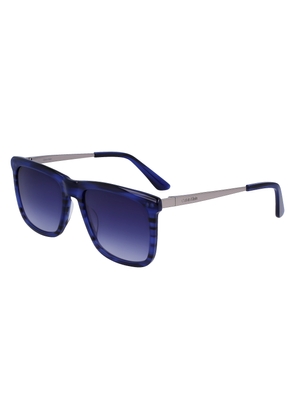 Calvin Klein Blue Gradient Square Mens Sunglasses CK22536S 416 56