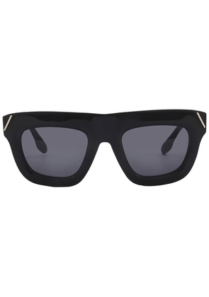 Victoria Beckham Grey Browline Ladies Sunglasses VB642S 001 51