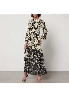 Rixo Johanne Floral-Print Silk-Crepe Maxi Dress - XS/UK 8