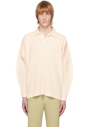 HOMME PLISSÉ ISSEY MIYAKE Off-White Monthly Color February Polo