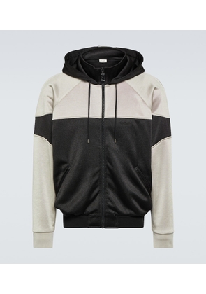 Saint Laurent Two-tone paneled hoodie