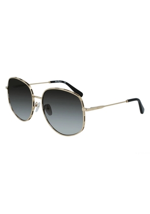 Salvatore Ferragamo Grey Gradient Oval Ladies Sunglasses SF277S 733 61