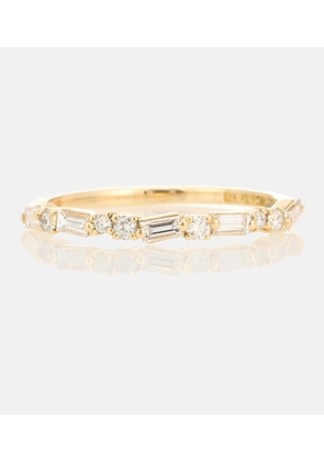 Suzanne Kalan 18kt yellow gold ring with diamonds