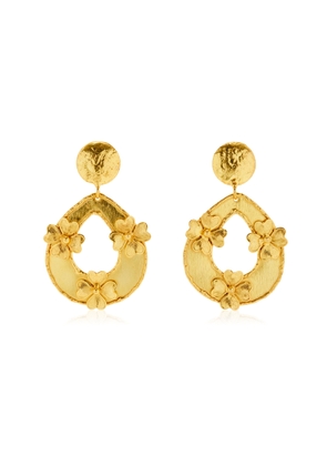 Sylvia Toledano - Lucky Love 22K Gold-Plated Earrings - Gold - OS - Moda Operandi - Gifts For Her