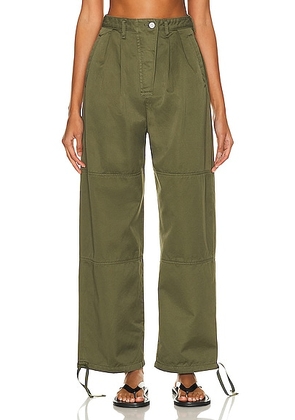 Moussy Vintage Fayette Cargo Pant in Khaki - Army. Size XS (also in L).