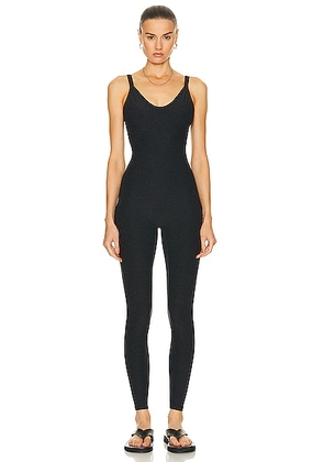 YEAR OF OURS Maternity Onesie Jumpsuit in Heather Black - Black. Size XS (also in ).