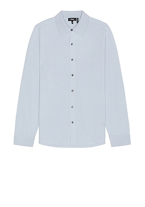 Theory Lorean Shirt in New Olympic - Baby Blue. Size M (also in L, S).