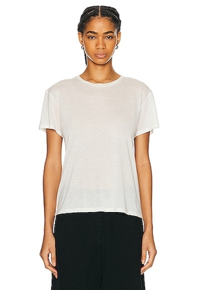 The Row Niteroi Top in OFF WHITE - White. Size L (also in S, XS).
