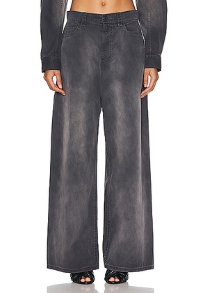 Alexander Wang Five Pocket Pant in Washed Black Pearl - Black. Size 0 (also in 2, 4, 6).