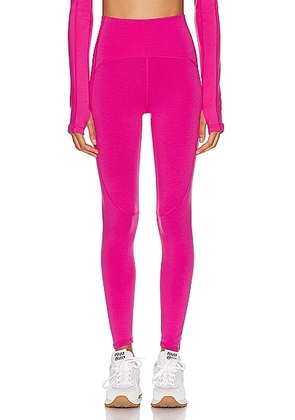 adidas by Stella McCartney True Strength Yoga 7/8 Tight in Real Magenta - Fuchsia. Size L (also in M, S, XS).