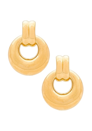 AUREUM Elodie Earrings in Gold - Metallic Gold. Size all.