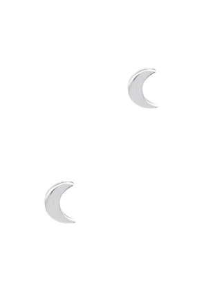 Daisy London Crescent Moon Sterling Silver Stud Earrings - One Size