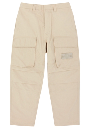 Stone Island Ghost Wide-leg Cotton Cargo Trousers - Beige - W30 (W30 / S)