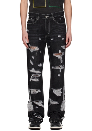 Who Decides War Black Gnarly Jeans